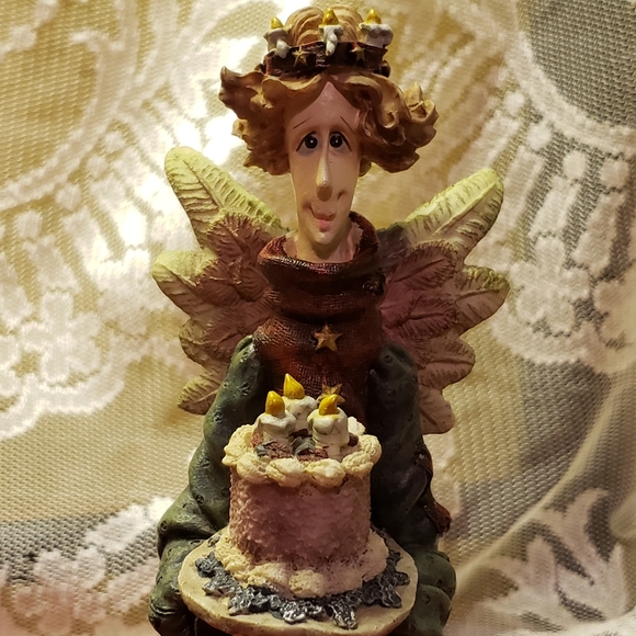 Vtg 94 Boyd's Bears B-Day Angel Figurine Beatrice - Picture 2 of 8
